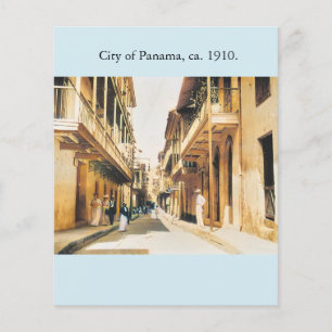 Flyer Panamá Casco Viejo antiga foto repro