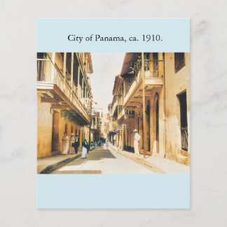 Flyer Panamá Casco Viejo antiga foto repro