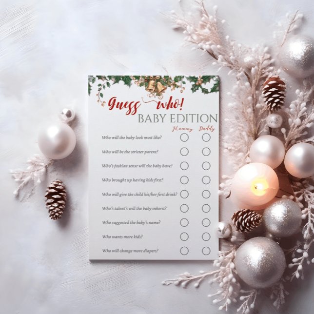 Flyer Papai noel Red Green Adivinha Quem (Criador carregado)