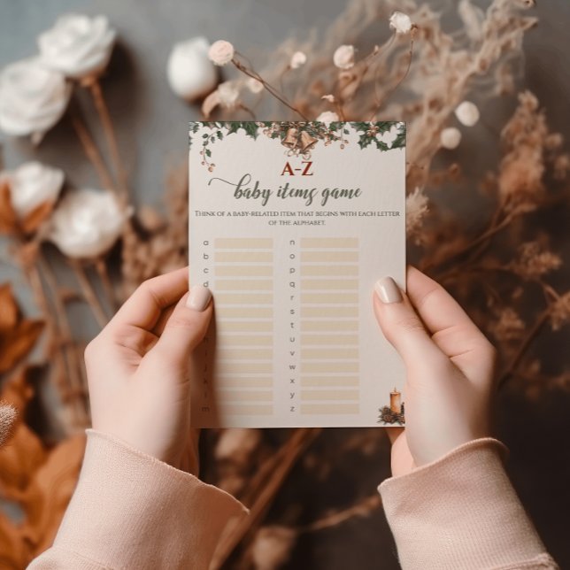 Flyer Papais noeis Baby Winter Red Baby Items Game (Criador carregado)