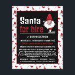 Flyer Papais noeis e Snowman, Anúncio do Entertainer do<br><div class="desc">Papais noeis & Snowman,  Folhetos De Publicidade De Entretenimento Santa Claus,  Na Loja De Cartão de visita.</div>