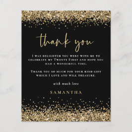 Flyer PAPEL | Brilho Dourado Negro Vinte Primeiros Agrad