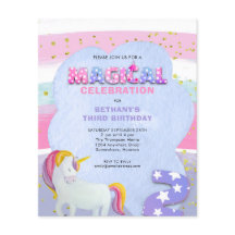 PAPEL | Convite para aniversário de 3 anos de Magi