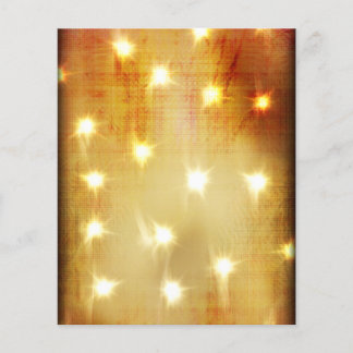 Flyer Papel de arte para buracos queimados