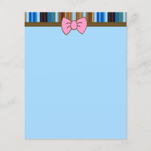 Flyer Papel de Carta de Arco Rosa