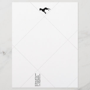 Flyer Papel de carta dobrável