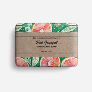 Flyer Papel de embalagem de sabão - toranja rosa