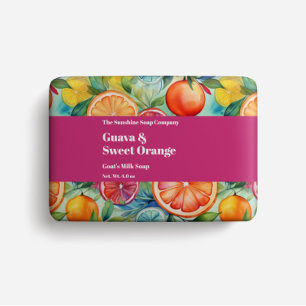 Flyer Papel de embalagem de sabões - frutas de citrinos