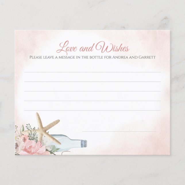 Flyer Papel de Mensagem para Frasco (Frente)