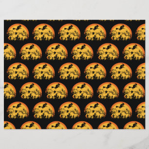 Flyer Papel de Scrapbook Bruxa por favor  