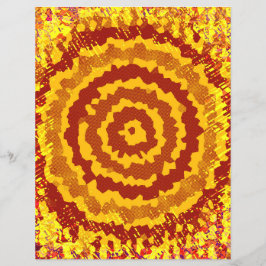 Flyer Papel de Scrapbook de Flor Abstrata ET Páginas a G