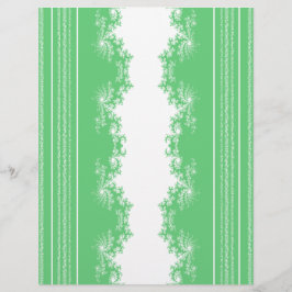 Flyer Papel de Scrapbook de Natal em Tons de Verde Inver
