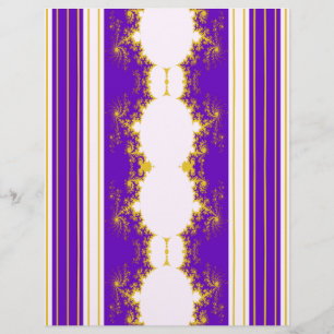 Flyer Papel de Scrapbook Fractal Roxo em Massa para Nata