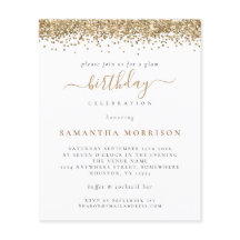 PAPEL | Dourada Diminuição da Festa de aniversário