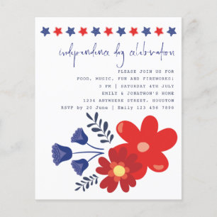 Flyer PAPEL   Estrelas Florais Dia da Independência Conv