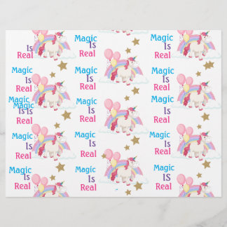 Flyer Papel Scrapbook de Festa de aniversário Rosa Unico