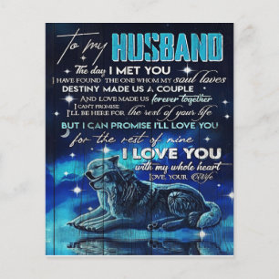 Flyer Para o meu marido em casa Presente Para Férias