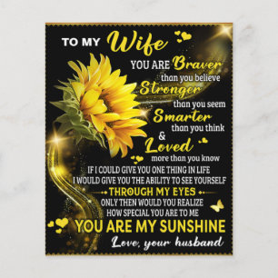 Flyer Para o meu presente de aniversário de esposa de g