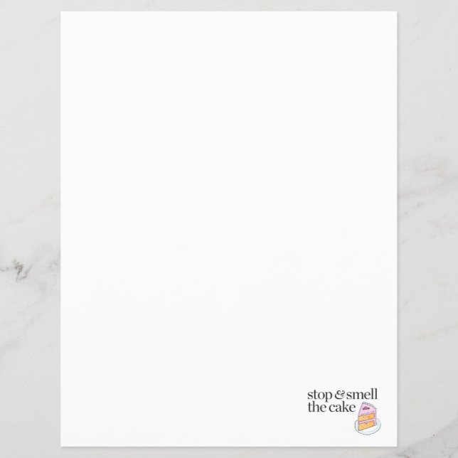 Flyer Parar e Cheirar o Bolo (Frente)