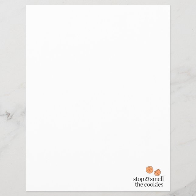 Flyer Parar e Cheirar os cookies (Frente)