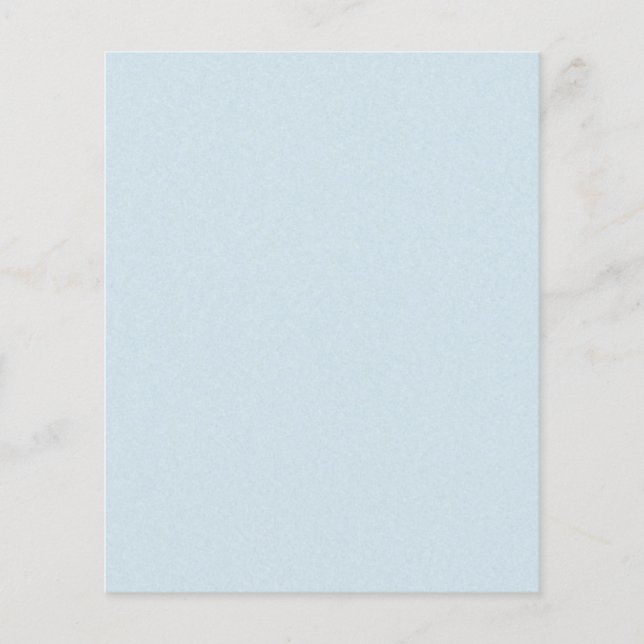 FLYER PAREDE DE FUNDO SÓLIDO AZUL DE BEBÊ LUZ (Frente)