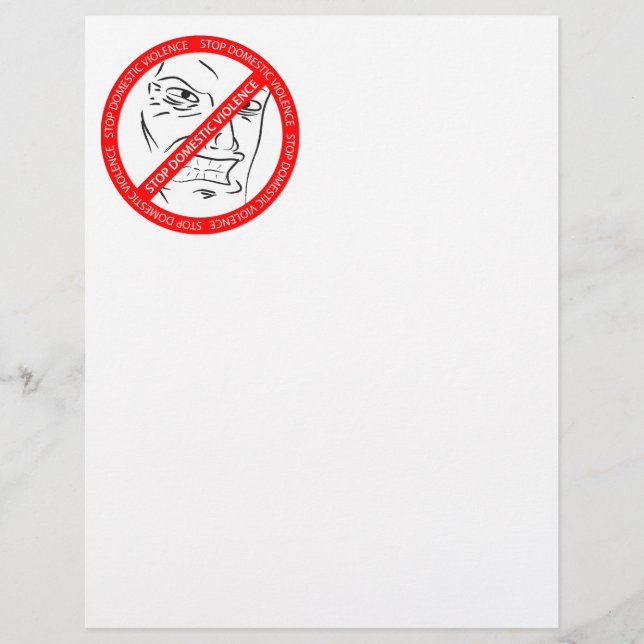 Flyer Parem com a violência doméstica (Frente)