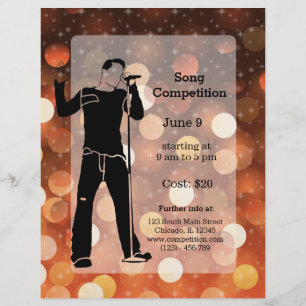 Flyer Partido do karaoke