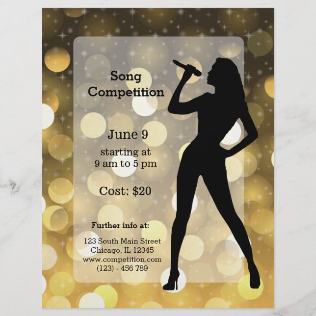 Flyer partido Karaoke (Frente)