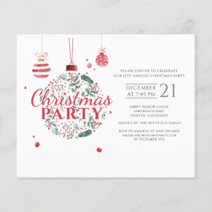 Flyer Partido Verde Vermelho de Natal