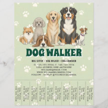 Passeador de Cães de Pet Sitting Promocional Verde