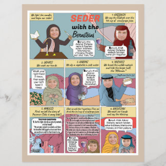 Flyer Passover divertido Personalizado Easy 2 Sided Hagg