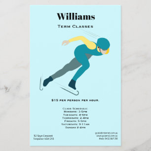 Flyer Patinação de velocidade