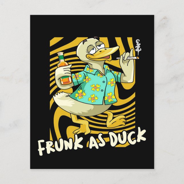 Flyer Pato de ervas bebados (Frente)