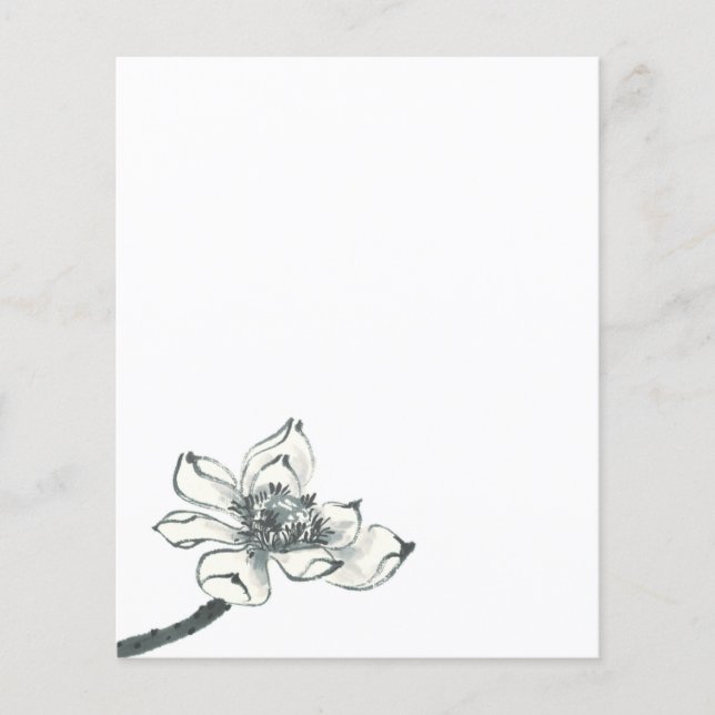 Flyer Peace l BeauBonBelgd Watercolor Lotus (Frente)