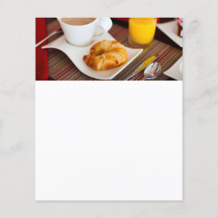 Flyer Pequeno almoço delicioso