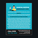 Flyer Perda De Cabelo, Dermatologista, Clínica Dermatoló<br><div class="desc">Perda De Cabelo,  Dermatologista,  Folhetos De Publicidade Clínica Dermatológica Na Loja De Cartão de visita.</div>