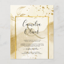 Pérola Dourada CASAMENTO TINTA Alcoólica Abstrata 