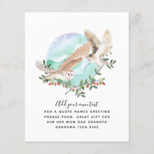 Flyer Personalizado OWLS