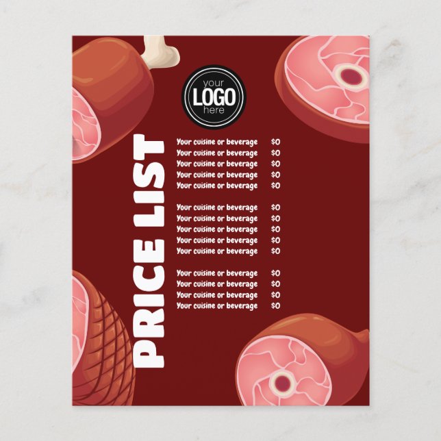 Flyer Personalizar empresa | Compro Butcher (Frente)