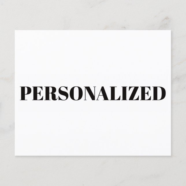 Flyer Personalize o Seu (Frente)