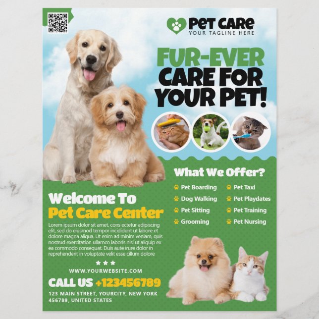 Flyer Pet Care / Compro Hotel (Frente)