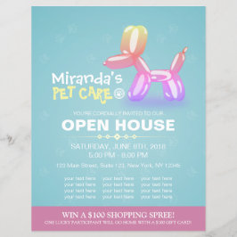 Flyer Pet Care Grooming Compra Pet Beaut Salon Open Hous