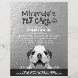 Flyer Pet Care Grooming Compra Pet Beaut Salon Open Hous