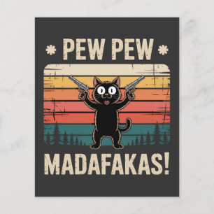Flyer Pew Pew Desgraçados
