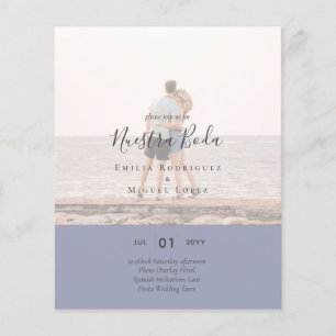 Flyer PHOTO BODA BODA do Noivado ESPANHOL de Orçamento 