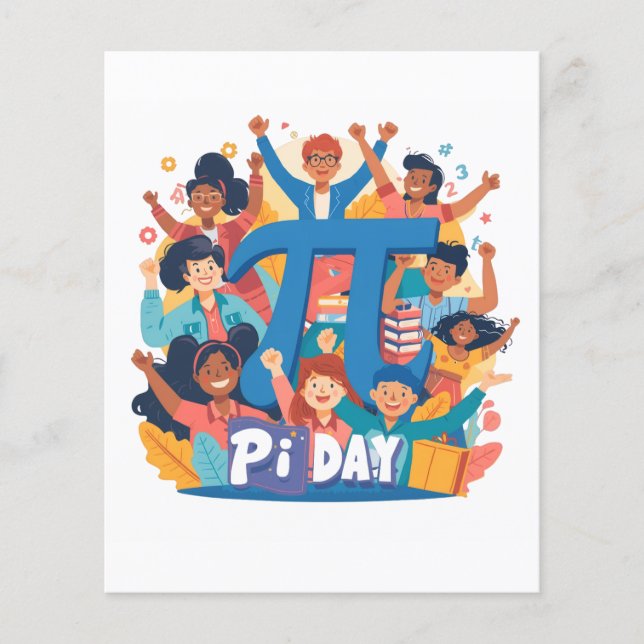 Flyer Pi Day Squad Celebration Design (Frente)