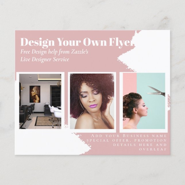 Flyer Pia-Abstrato de-Modelo Design GRATUITA (Frente)