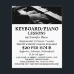 Flyer Piano Player, Teclado, Lições De Piano<br><div class="desc">Piano Player,  Teclado,  Piano Lições Folhetos De Publicidade Na Loja De Cartão de visita.</div>