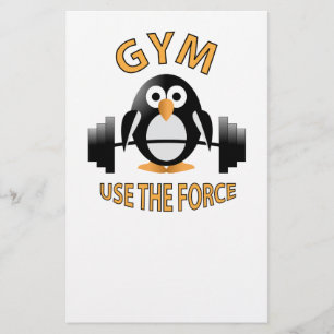 Flyer Pinguim com uma campainha