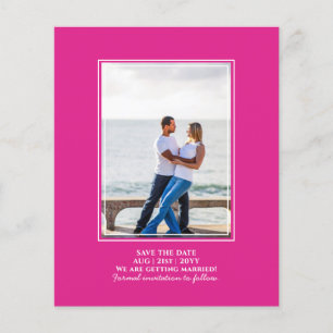 Flyer PINK Modern Core Weding